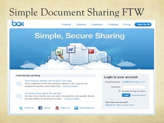 Simple Document Sharing FTW
 