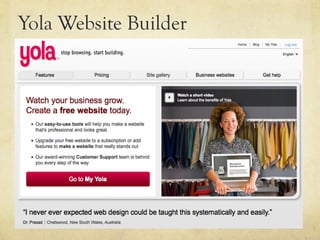 Yola Website Builder
 