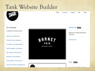 Tank Website Builder
 