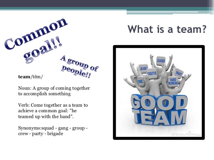 what makes a good team
