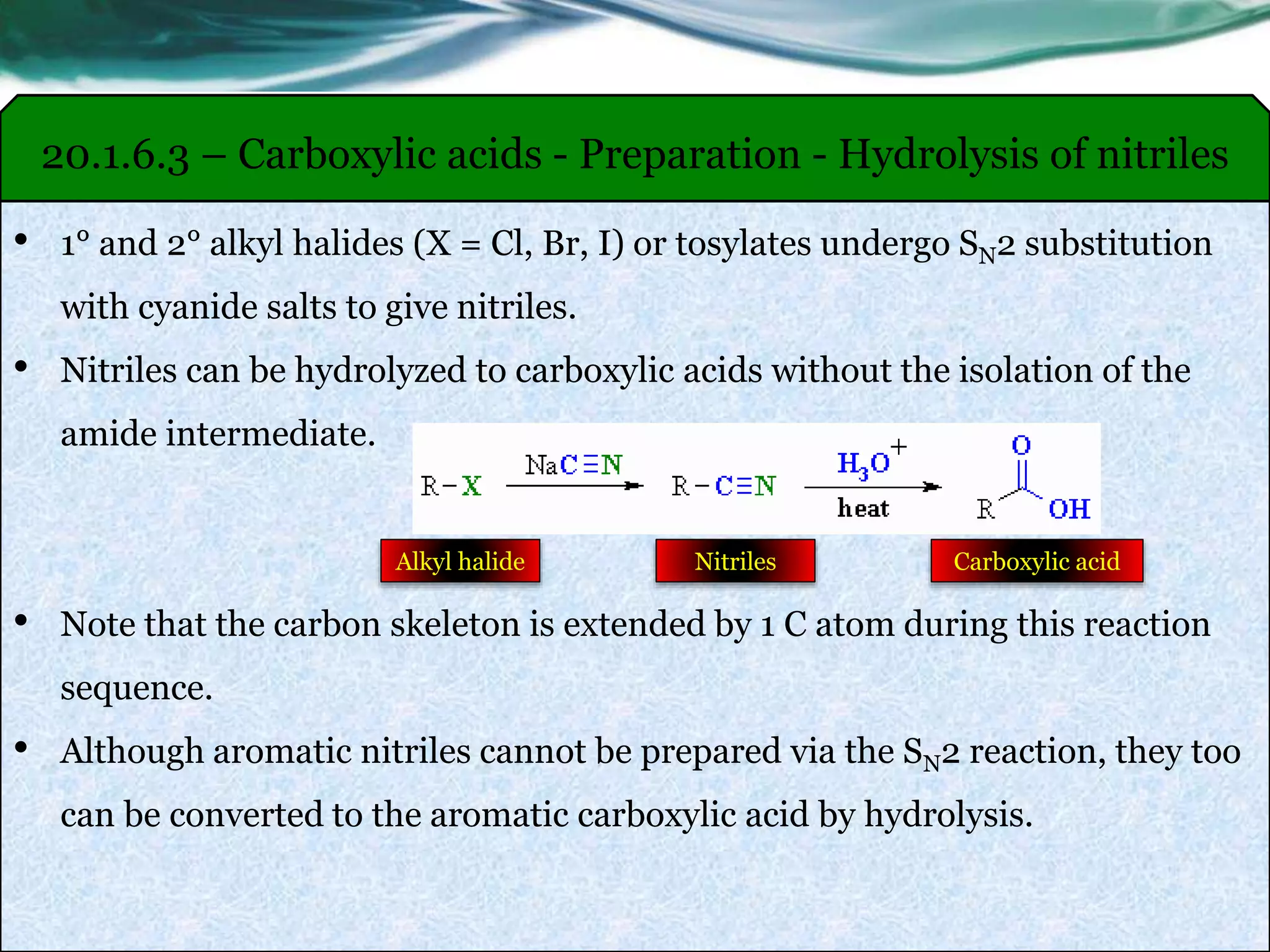 Chapter 20 carboxylic acids and functional derivatives | PPTX