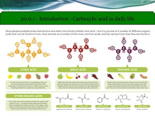 20.0.1 - Introduction - Carboxylic acid in daily life
 