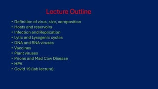 Comprehensive Overview of Viruses: Biology, Infection, and Prevention | PDF