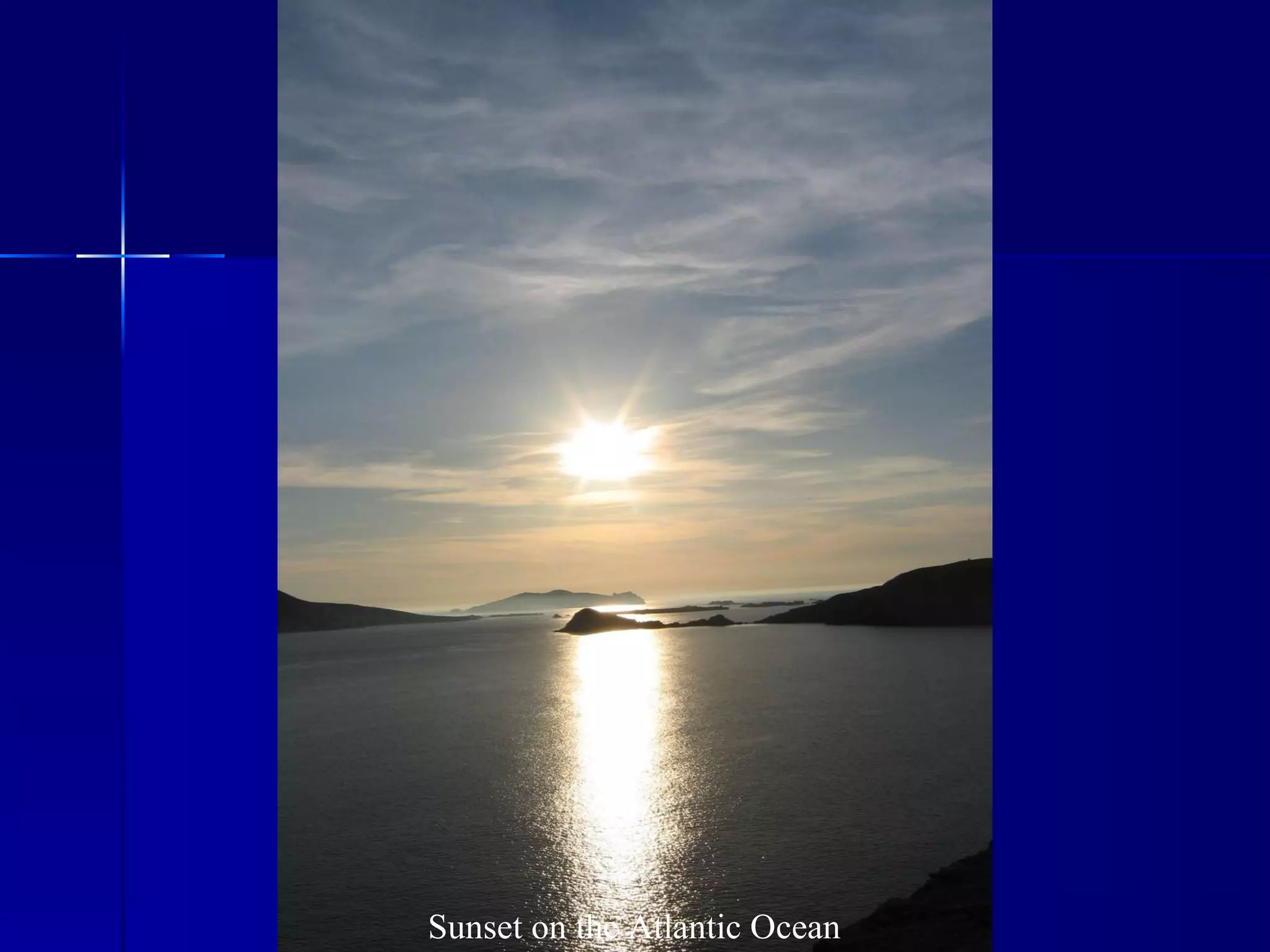 Sunset on the Atlantic Ocean 