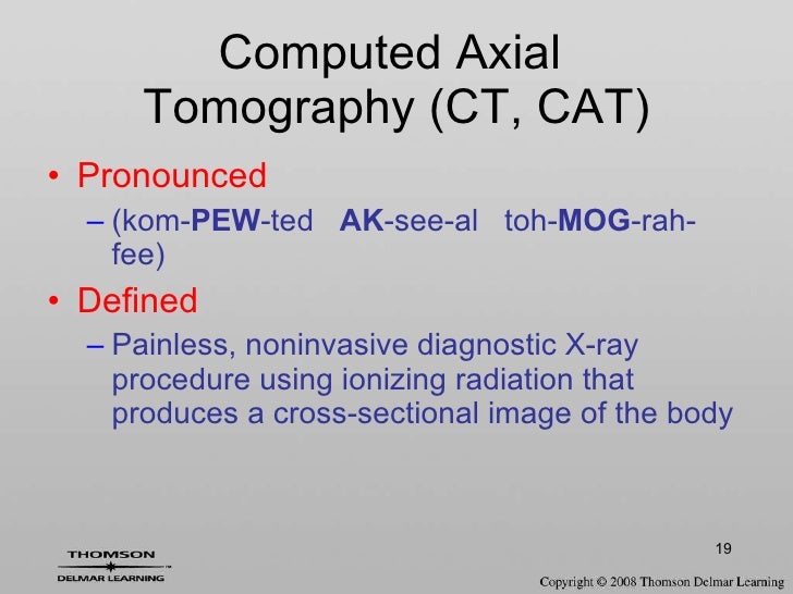 Chapter20 radiology and diagnostic imaging terminology