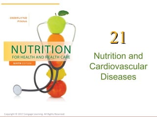 Nutrition and
Cardiovascular
Diseases
2121
Copyright © 2017 Cengage Learning. All Rights Reserved.
 