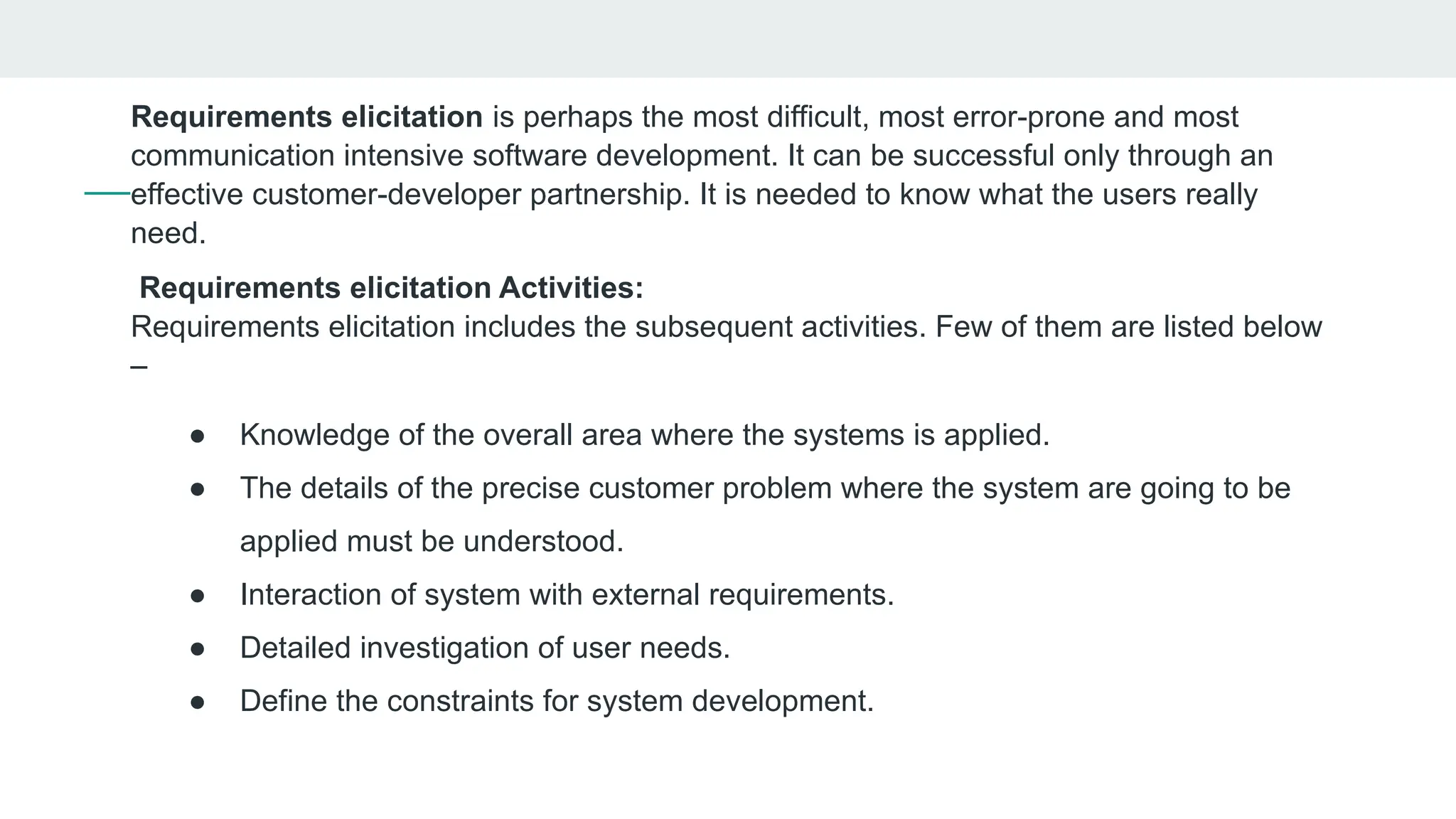 Software Engineering And Requirement Analysis Pptx