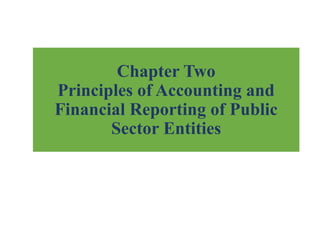Chapter 2 Principles of Accounting and Financial Reporting of Public ...
