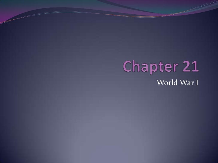 Chapter 21 blog notes