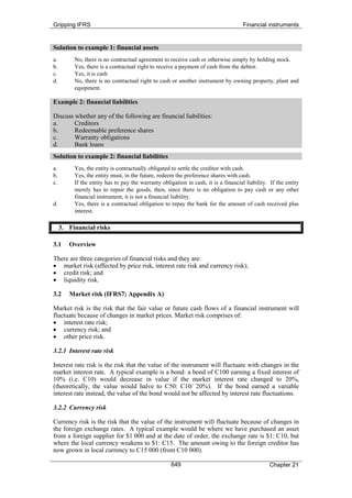 Ifrs Convertible Instruments Example Chapter21 financialinstruments2007 | PDF
