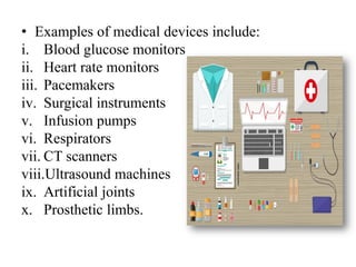Types Medical Device Examples Chapter 21 Medical devices.pdf