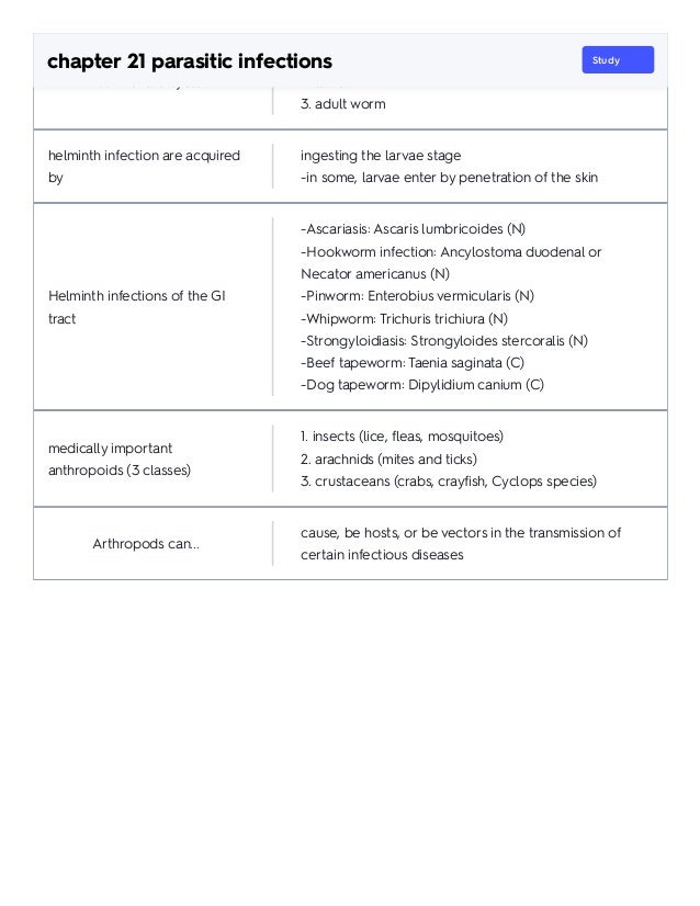 Paraby chapter 21 parasitic infections Flashcards _ Quizlet.pdf