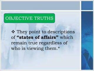 Chapter 2_1 The Domains of Truth in philosophy.pptx