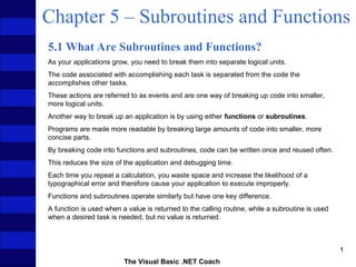 Comprehensive Guide to Subroutines, Functions, and Built-In String ...