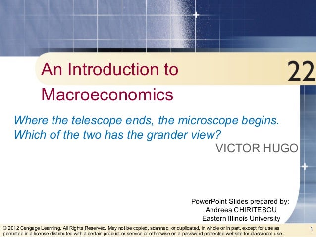 intro to macroeconomics