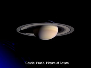 Cassini Probe- Picture of Saturn 