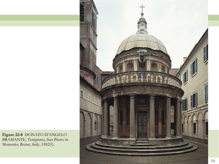 Figure 22-8   DONATO D’ANGELO BRAMANTE, Tempietto, San Pietro in Montorio, Rome, Italy, 1502(?). 