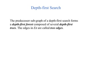 ppt - depth-first search powerpoint presentation, free... chapter22.ppt