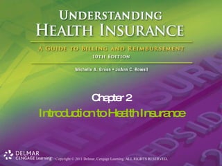 Introduction to Health Insurance Chapter 2 
