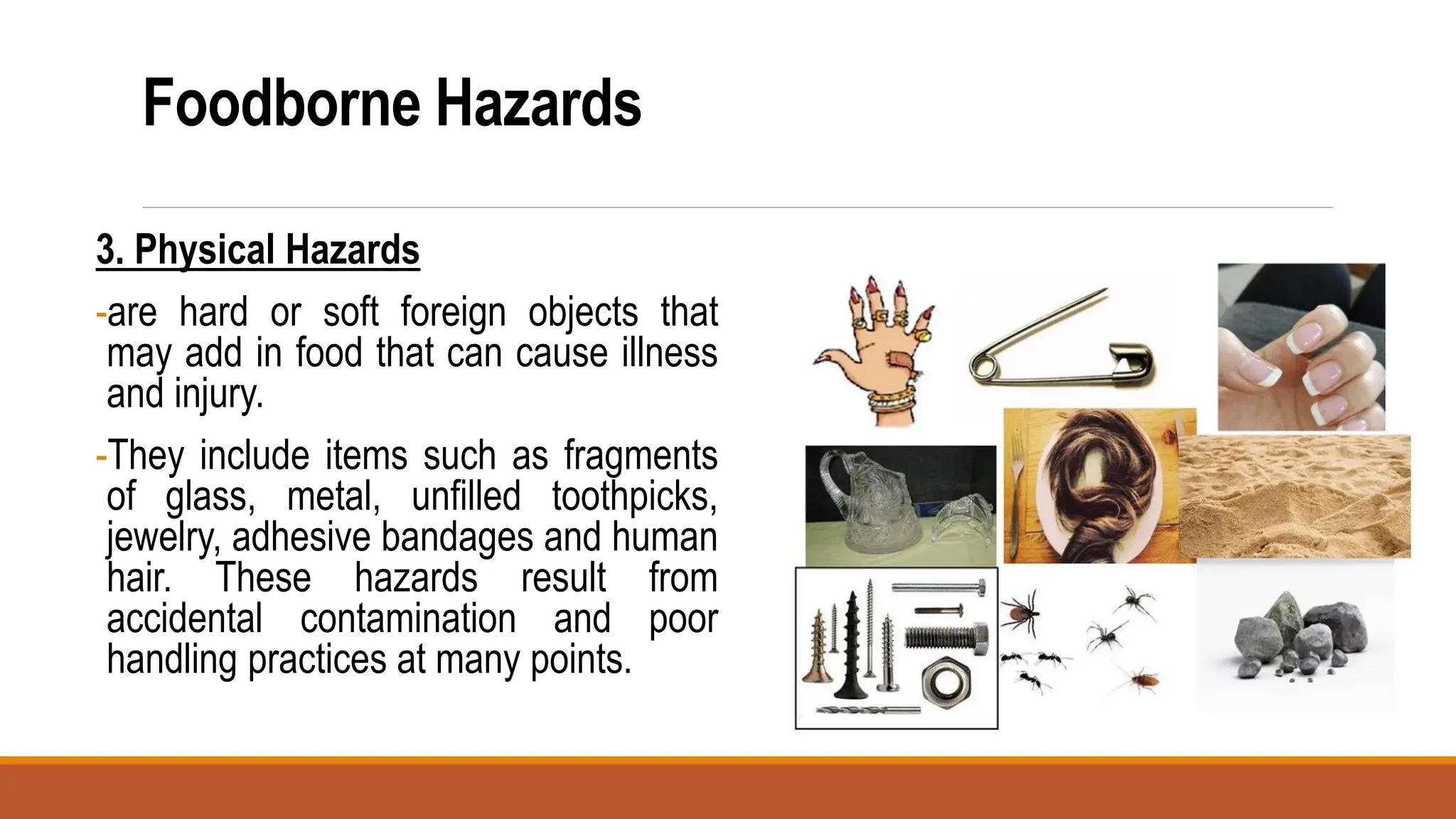 Hazards to Food Safety, Classification of foodborne illness | PDF