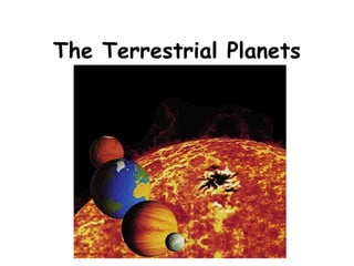 The Terrestrial Planets 