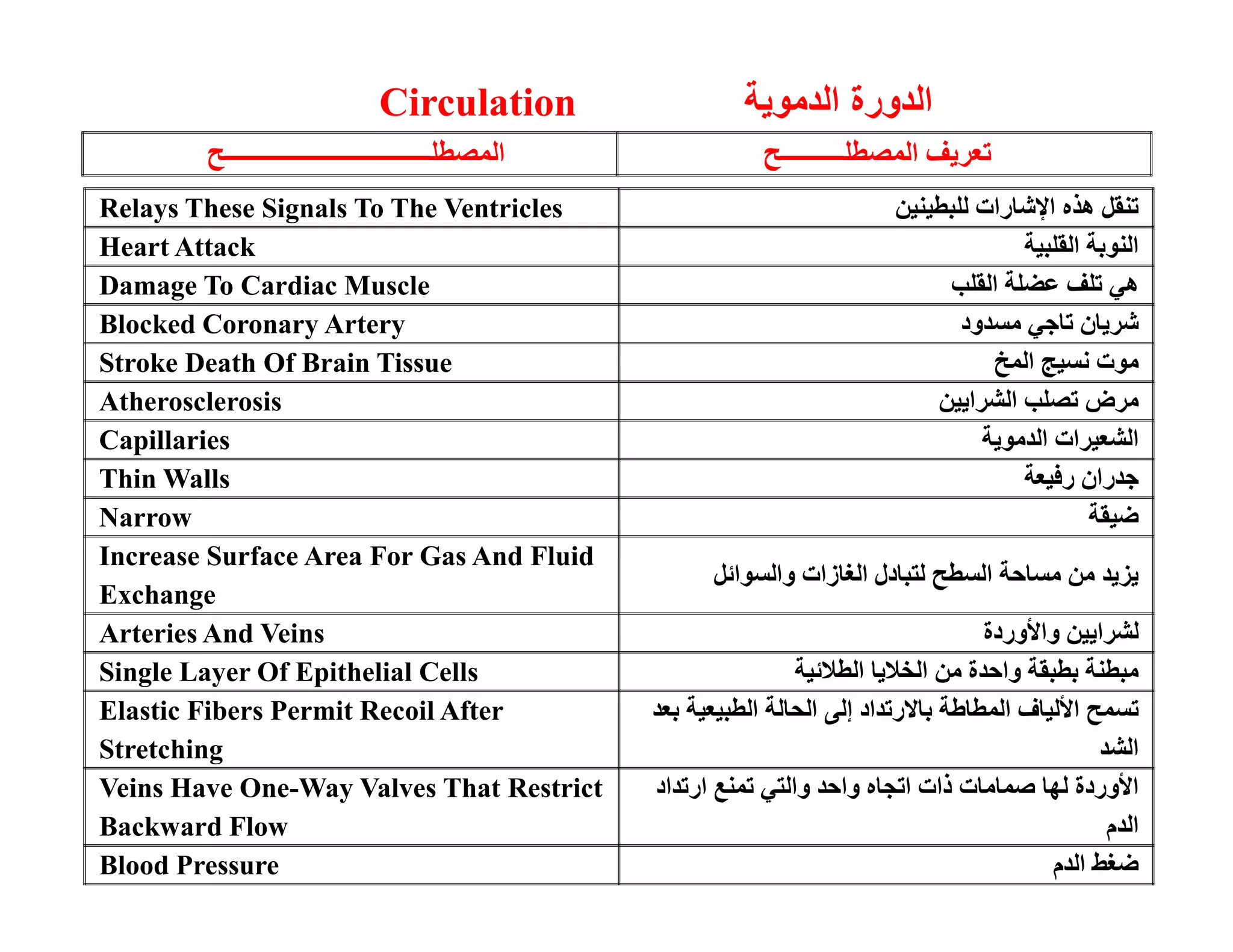 و 
Surfaces Of The Body =4 ا ? 
Internal Tissues  ا ا 4-@ ا 
Gastrovascular Cavity / ي ا 
 ا 
* ا 
Cnidarians And Flatworms ان  وا  ار ? #
C 8 
Digestion =%; ا / 8 
Distribution Of Substances اد  ا D ز و 
Circulatory System وري  ز ا ; ن ا 2* 
 