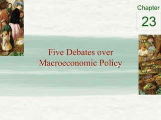 Five Debates over Macroeconomic Policy 23 