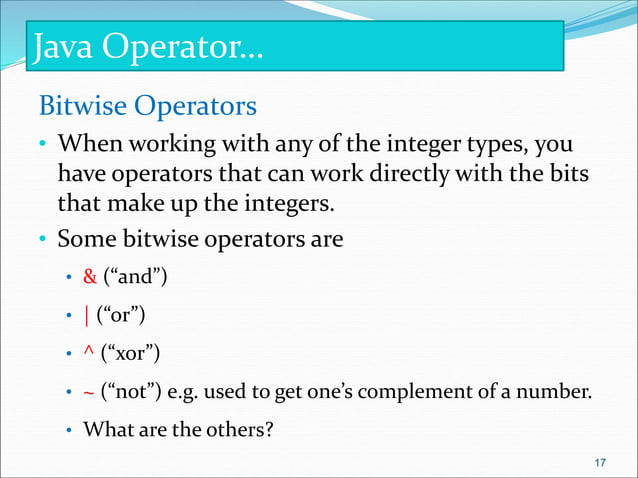 Chapter 2&3 (java fundamentals and Control Structures).ppt