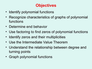 Chapter 2_3 Polynomial Functions and Their Graphs _Blitzer 2_ _1_.ppt