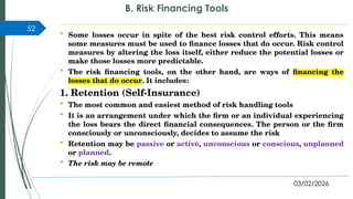 Reduce Risk Predicatable Comprehensive Risk Management: Identification, Measurement, and ...