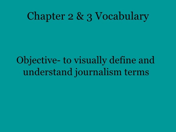 Chapter 2 &3 Vocabulary[1]
