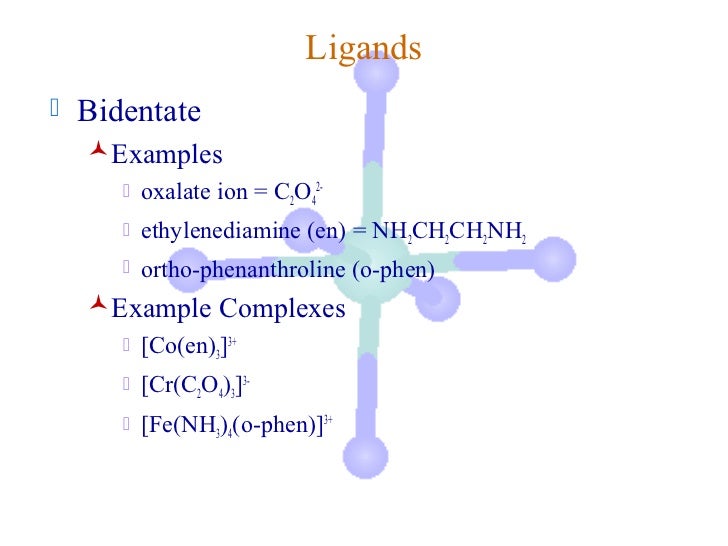 Ethylenediamine As A Ligand Chapter 24