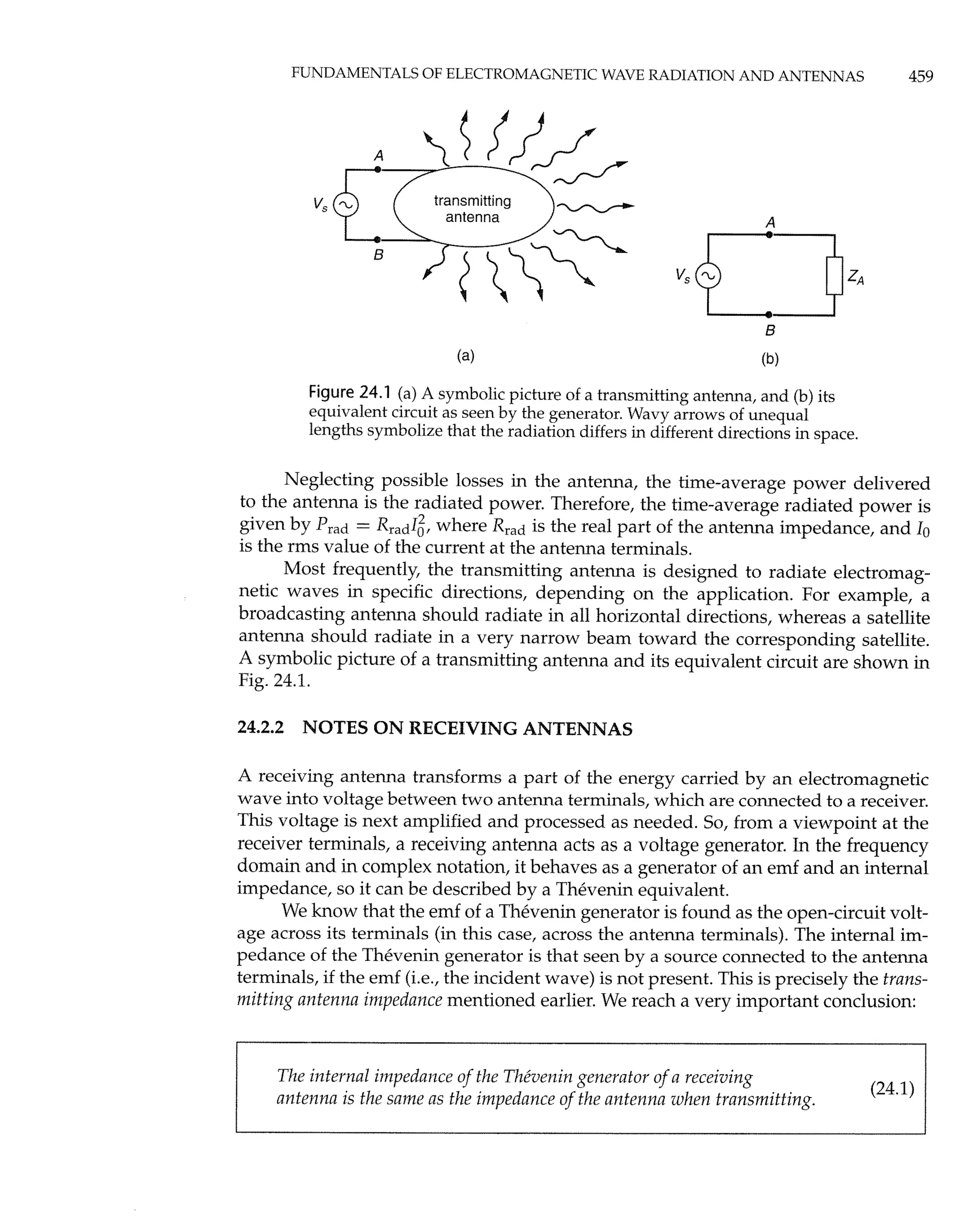 Electromagnetic wave radiation and antennas | PDF