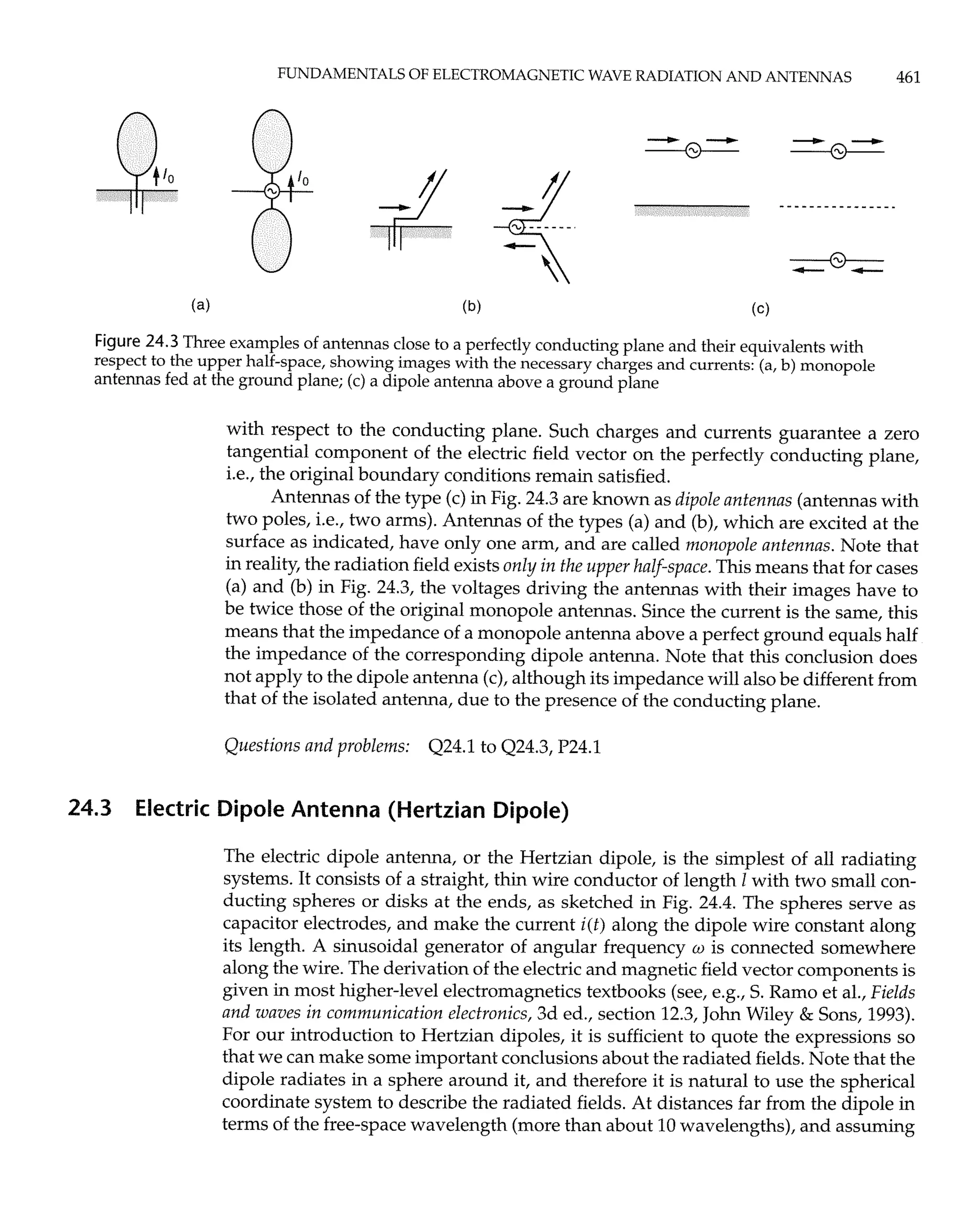 Electromagnetic wave radiation and antennas | PDF