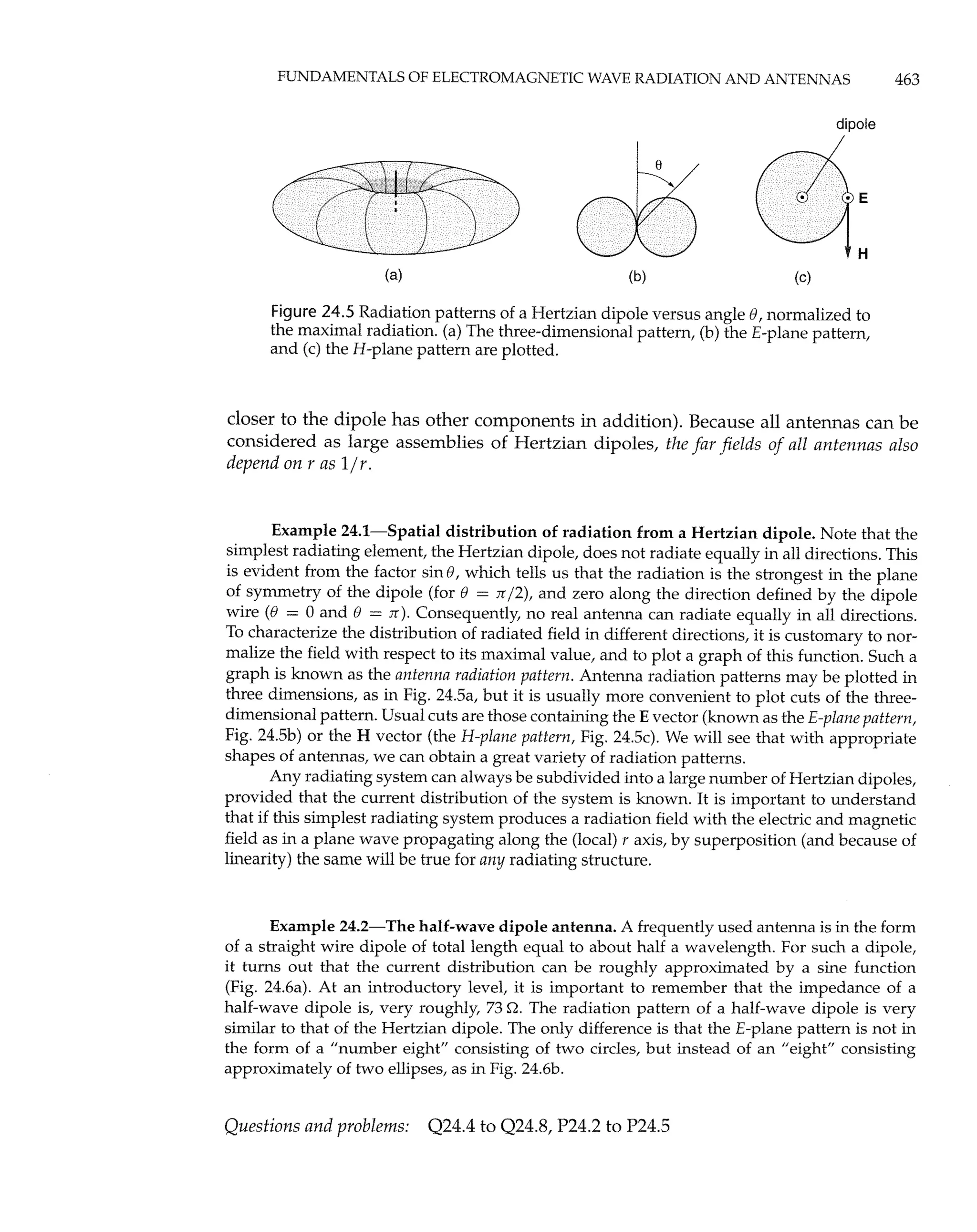 Electromagnetic wave radiation and antennas | PDF
