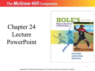 Chapter 24 Lecture PowerPoint Copyright © The McGraw-Hill Companies, Inc. Permission required for reproduction or display. 