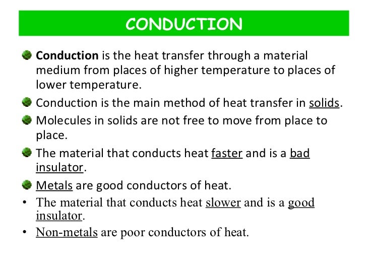 10 Examples Of Conduction