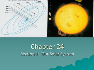 Chapter 24 Section 1:  Our Solar System 