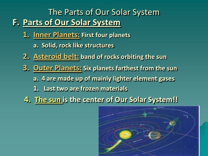 Chapter 24 Section 1 (Our Solar System)