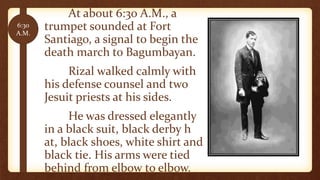 Chapter 25: Martyrdom at Bagumbayan | PPTX