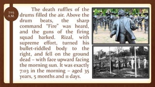 Chapter 25: Martyrdom at Bagumbayan | PPTX