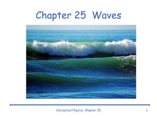 Chapter 25  Waves Conceptual Physics  Chapter 25 