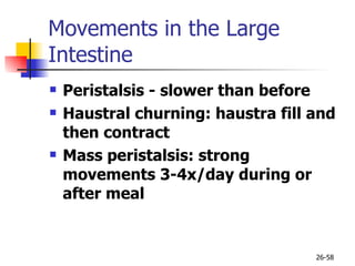 Haustral Activity Chapter 26, f 09 | PPT