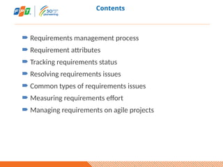 Simultaneous Requirements Note SWR302_CHAPTER_27_Requirements management practices.pptx