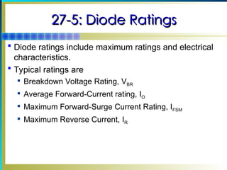 Chapter27 diode and diode applications ECE | PPT