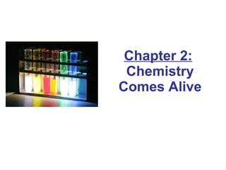 Chapter 2:   Chemistry Comes Alive 