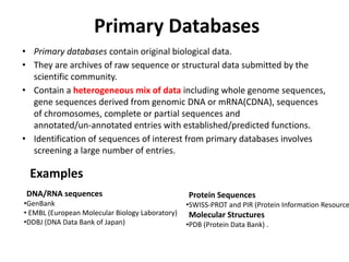 Pri Database INTRODUCTION TO Databases in Bioinformatics.pptx.pdf