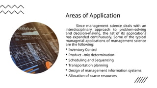 INTRODUCTION TO MANAGEMENT SCIENCE PART 1 AND 2 | PPTX