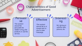 Mataeri bahasa inggris kelas 8 Bab Advertisement | PPTX