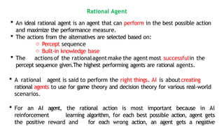 Ration Agent Approach Example Comprehensive Overview of Intelligent Agents in Artificial Intelligence ...